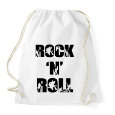 PRINTFASHION Rock n Roll - Sportzsák, Tornazsák - Fehér tornazsák