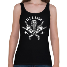 PRINTFASHION Rock - Női atléta - Fekete