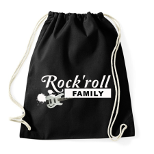 PRINTFASHION ROCK'ROLLE FAMILY - Sportzsák, Tornazsák - Fekete tornazsák