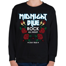 PRINTFASHION Rock rozsák - Gyerek pulóver - Fekete