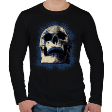PRINTFASHION ROCK SKULL - Férfi hosszú ujjú póló - Fekete