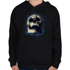 PRINTFASHION ROCK SKULL - Gyerek kapucnis pulóver - Fekete