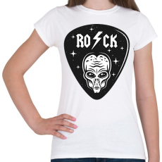 PRINTFASHION Rock UFO - Női póló - Fehér