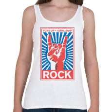 PRINTFASHION Rock zene_ - Női atléta - Fehér