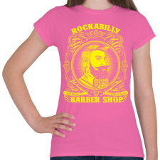 PRINTFASHION Rockabilly borbély - Női póló - Rózsaszín női póló