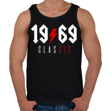 PRINTFASHION Rocker születésnap 1969 - Férfi atléta - Fekete atléta, trikó