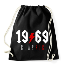 PRINTFASHION Rocker születésnap 1969 - Sportzsák, Tornazsák - Fekete tornazsák