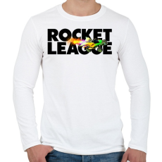 PRINTFASHION Rocket League - Férfi hosszú ujjú póló - Fehér
