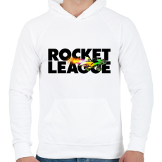 PRINTFASHION Rocket League - Férfi kapucnis pulóver - Fehér
