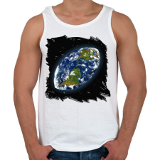 PRINTFASHION Rögbi világ - Férfi atléta - Fehér atléta, trikó