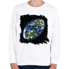 PRINTFASHION Rögbi világ - Gyerek pulóver - Fehér gyerek pulóver, kardigán
