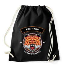 PRINTFASHION Róka banda  - Sportzsák, Tornazsák - Fekete tornazsák
