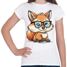 PRINTFASHION Róka  - Női póló - Fehér
