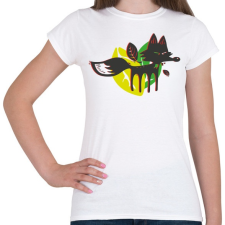 PRINTFASHION Róka - ősz - Női póló - Fehér női póló