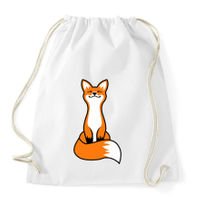 PRINTFASHION Róka - Sportzsák, Tornazsák - Fehér tornazsák