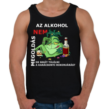 PRINTFASHION Rokonjárás - Férfi atléta - Fekete női trikó