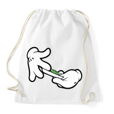 PRINTFASHION Roll it - Sportzsák, Tornazsák - Fehér tornazsák