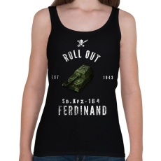PRINTFASHION ROLLE OUT ferdinand - Női atléta - Fekete