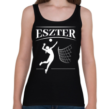 PRINTFASHION Röpis lány - Névvel - Női atléta - Fekete női trikó