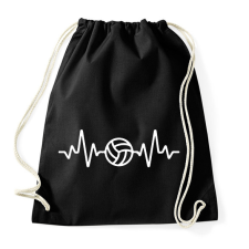 PRINTFASHION Röpis szív - Sportzsák, Tornazsák - Fekete tornazsák