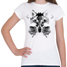 PRINTFASHION Rorschach - Női póló - Fehér női póló