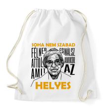 PRINTFASHION Rosa Parks idézet - Sportzsák, Tornazsák - Fehér tornazsák