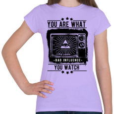 PRINTFASHION Rossz hatás - Női póló - Viola