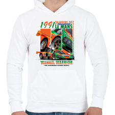 PRINTFASHION ROTARY LEGEND - MAZDA 787B - Férfi kapucnis pulóver - Fehér férfi pulóver, kardigán