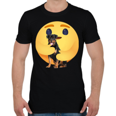PRINTFASHION Rottweiler - Férfi póló - Fekete