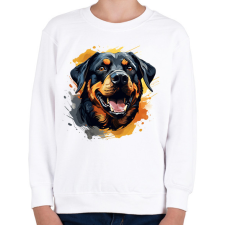 PRINTFASHION rottweiler - Gyerek pulóver - Fehér gyerek pulóver, kardigán