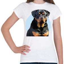 PRINTFASHION Rottweiler - Női póló - Fehér női póló