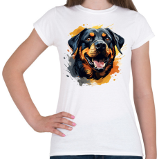 PRINTFASHION rottweiler - Női póló - Fehér