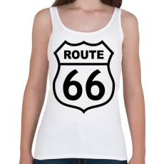 PRINTFASHION route 66 - Női atléta - Fehér