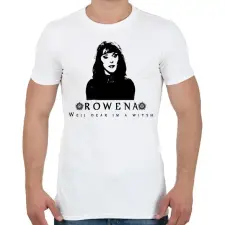 PRINTFASHION rowena - Férfi póló - Fehér férfi póló