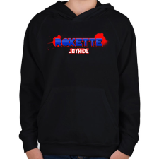 PRINTFASHION ROXETTE JOYRIDE - Gyerek kapucnis pulóver - Fekete gyerek pulóver, kardigán