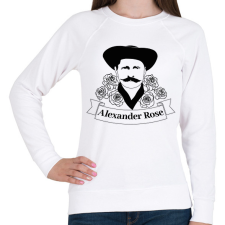 PRINTFASHION Rózsa Sándor - Angol - Női pulóver - Fehér női pulóver, kardigán