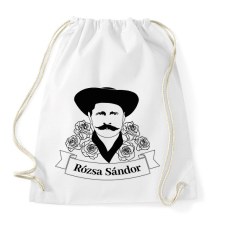 PRINTFASHION Rózsa Sándor - Magyar - Sportzsák, Tornazsák - Fehér tornazsák