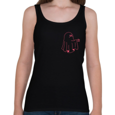 PRINTFASHION Rózsaszín szellem - Női atléta - Fekete