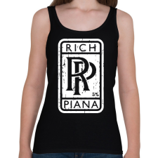 PRINTFASHION RP - Rich Piana - Női atléta - Fekete női trikó