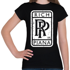 PRINTFASHION RP - Rich Piana - Női póló - Fekete