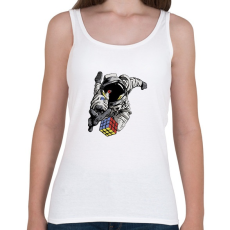 PRINTFASHION Rubik Cube  - Női atléta - Fehér