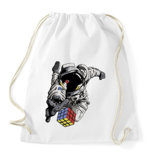 PRINTFASHION Rubik Cube - Sportzsák, Tornazsák - Fehér tornazsák