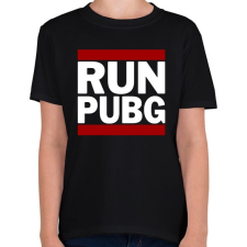 PRINTFASHION RUN PUBG - Gyerek póló - Fekete gyerek póló