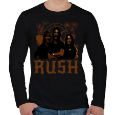 PRINTFASHION Rush band - Férfi hosszú ujjú póló - Fekete férfi póló