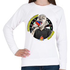 PRINTFASHION Russ Bray - Száznyolcvan - Női pulóver - Fehér