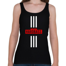 PRINTFASHION Russian Hardbass - Női atléta - Fekete