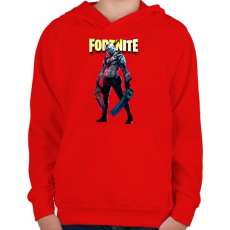 PRINTFASHION Rust Lord Fortnite - Gyerek kapucnis pulóver - Piros