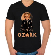 PRINTFASHION ruth of ozark - Férfi V-nyakú póló - Fekete férfi póló