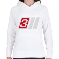 PRINTFASHION S3 - Női kapucnis pulóver - Fehér