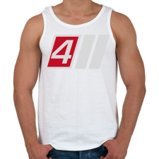 PRINTFASHION S4 - Férfi atléta - Fehér atléta, trikó